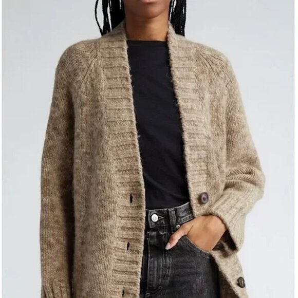 Maison Margiela Alpaca brown Chunky Knit Cardigan M - Picture 1 of 10